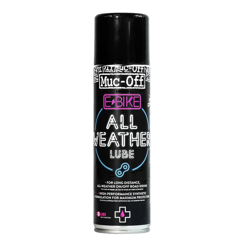 MUC-OFF ALL WEATHER LUBE E-BIKE Kettenschmiermittel für alle Bedingungen (250 ml)