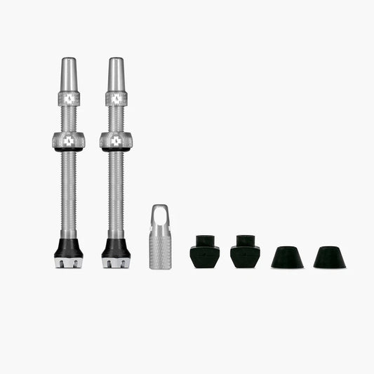 Tubeless-V2-Ventile MUC-OFF Silber