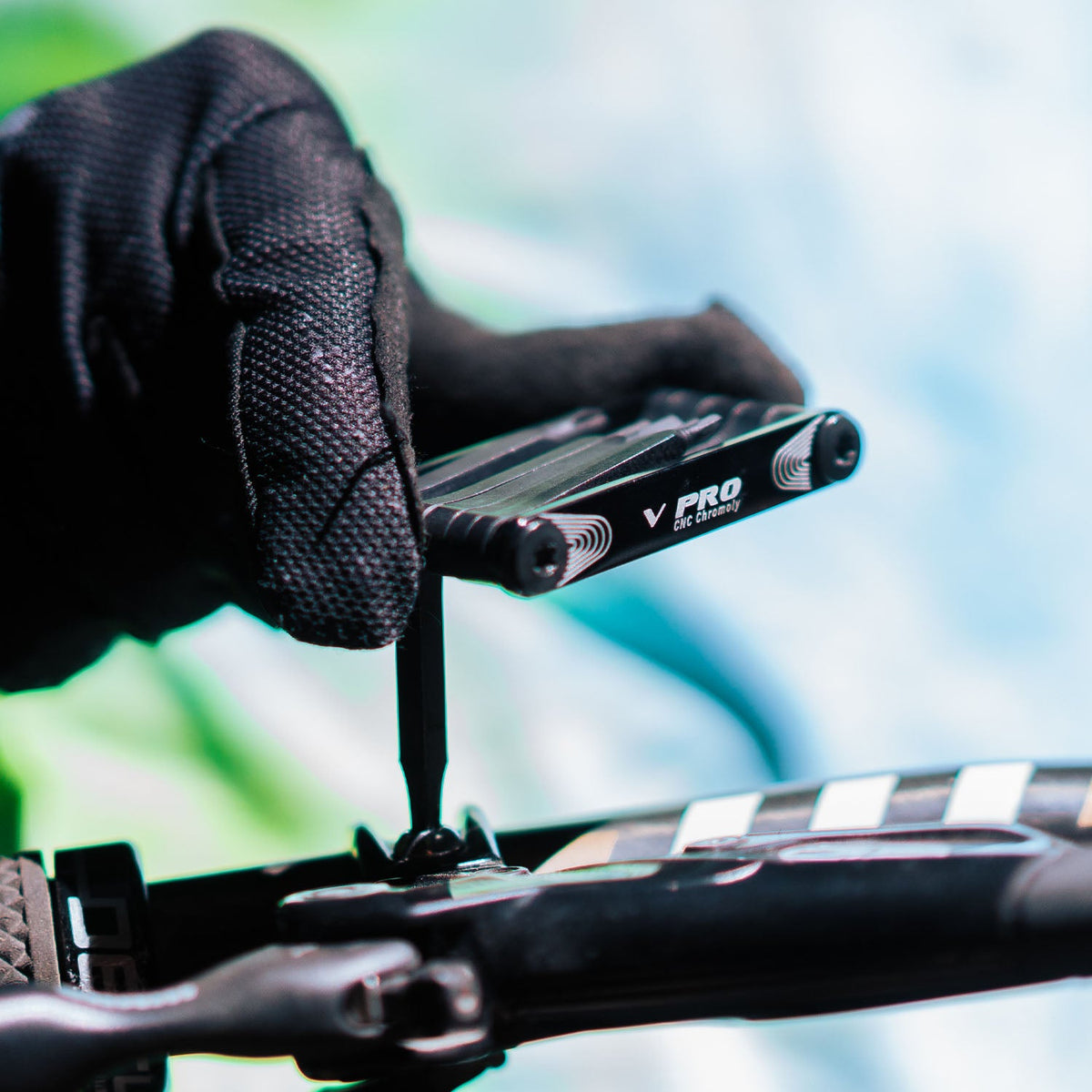 Lezyne V Pro 7 beim MTB-Einsatz