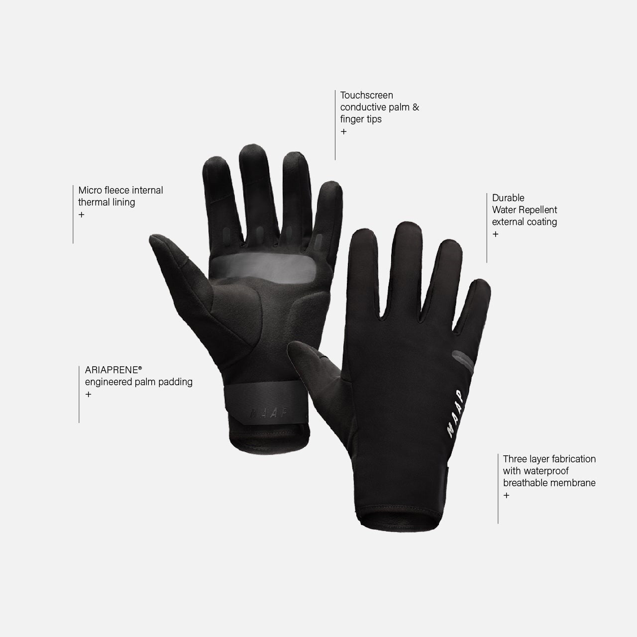 Handschuhe MAAP WINTER Marine