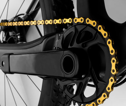 12-Gang-Kette KMC X12 Ti-N Schwarz/Gold