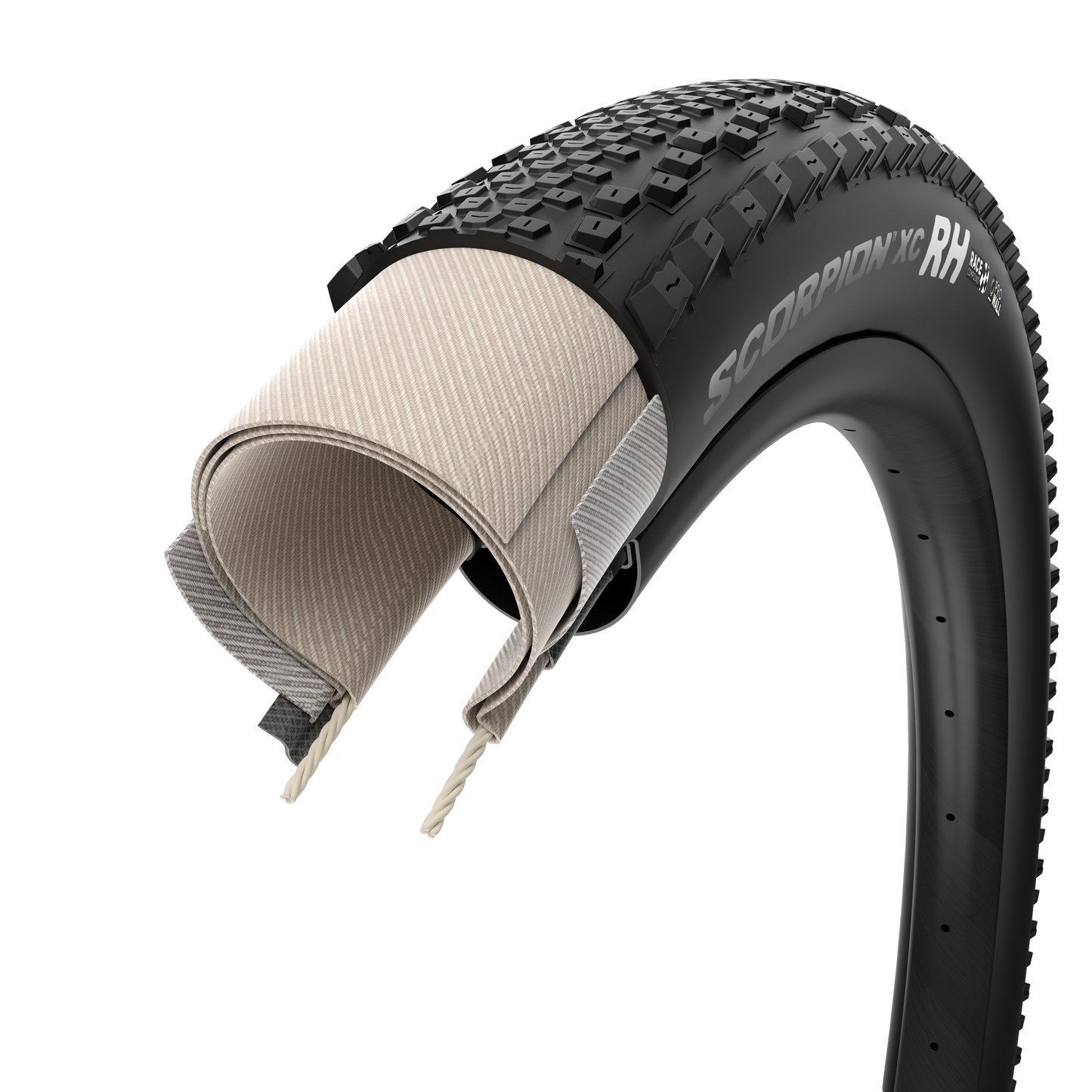 Reifen PIRELLI SCORPION RACE XC RH ProWall 29x2.40 Tubeless Ready Weich Silber