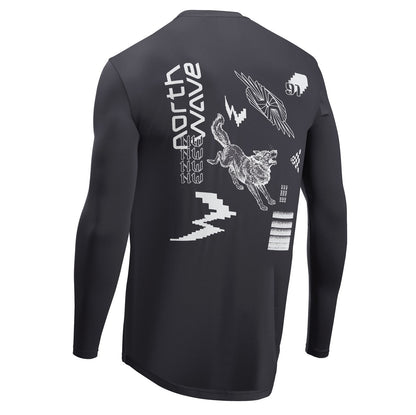 Trikot NORTHWAVE XTRAIL Langarm Schwarz