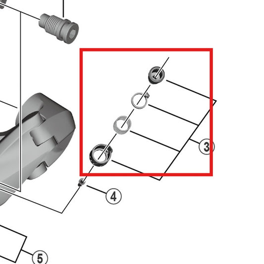 SHIMANO RD-R8000/RX820/RX810/RX812/RX800/RX822 Kabelklemme für Schaltwerk