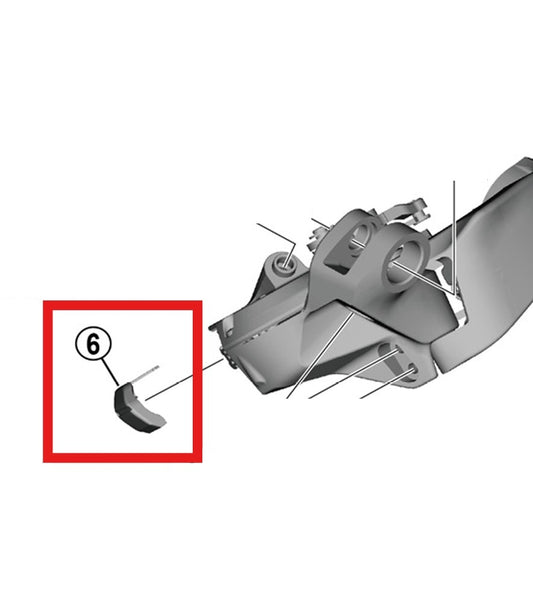 Ladeanschlussabdeckung SHIMANO RD-R8150/7150/RX825