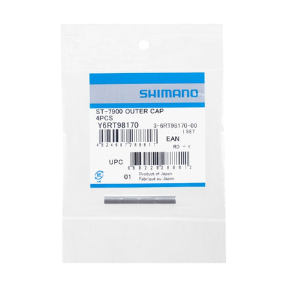 Bowdenzughülsen-Endkappen SHIMANO aus Aluminium für ST7900 (4 Stück) Y6RT98170