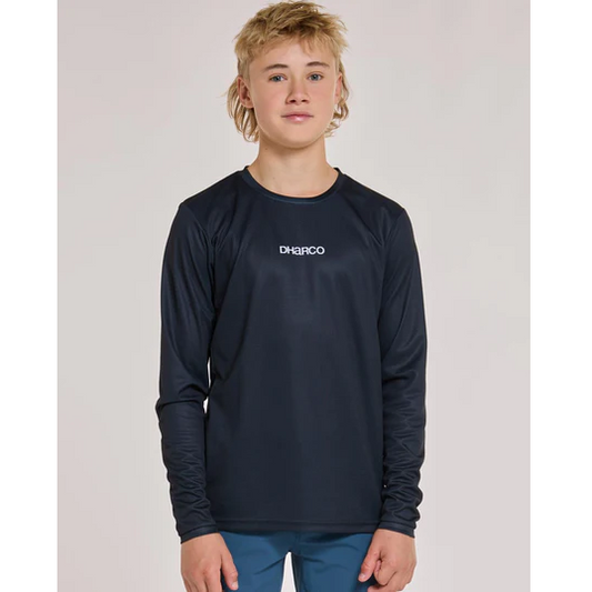 DHARCO GRAVITY THE DARKNESS Langarmtrikot Junior Schwarz