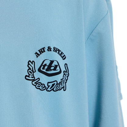 Trikot TROY LEE DESIGNS RUCKUS RIDE CARBS Junior Langarm Blau