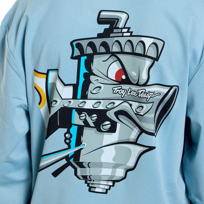 Trikot TROY LEE DESIGNS RUCKUS RIDE CARBS Junior Langarm Blau