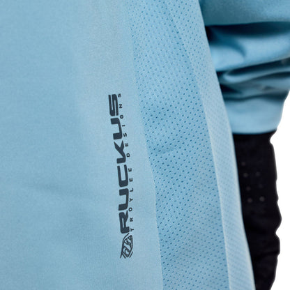 Trikot TROY LEE DESIGNS RUCKUS RIDE CARBS Junior Langarm Blau