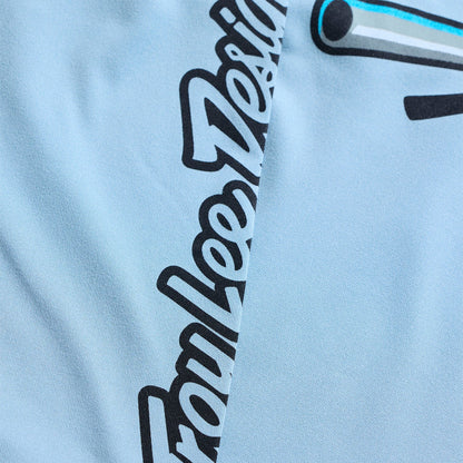 Trikot TROY LEE DESIGNS RUCKUS RIDE CARBS Junior Langarm Blau