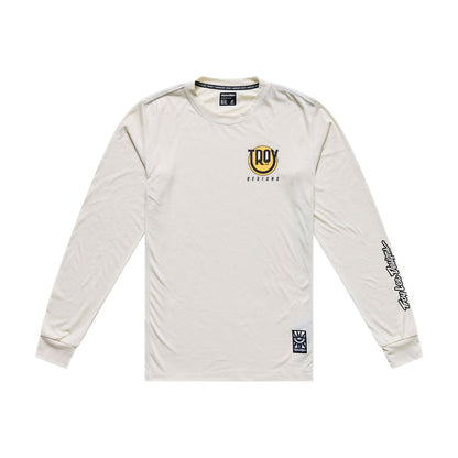 Trikot TROY LEE DESIGNS SKYLINE RIDE HAPPY Junior Lange Ärmel Pumice