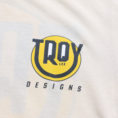 Trikot TROY LEE DESIGNS SKYLINE RIDE HAPPY Junior Lange Ärmel Pumice