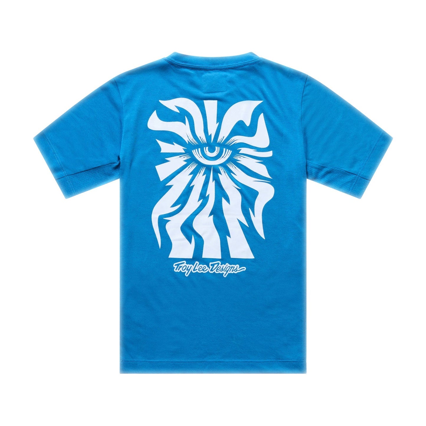 TROY LEE DESIGNS SKYLINE RIDE ONE EYE AERO Junior Trikot Kurzarm Blau