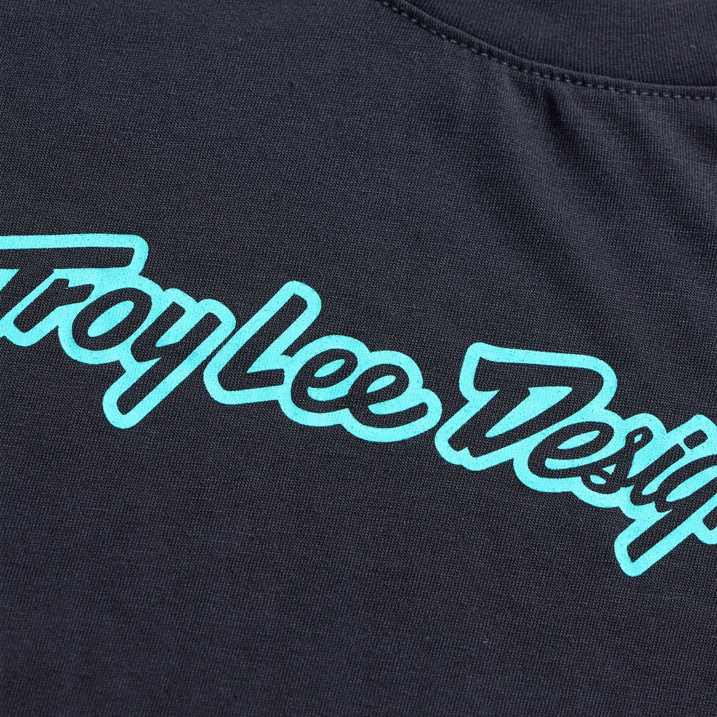 TROY LEE DESIGNS SKYLINE RIDE SIGNATURE Junior Trikot Kurzarm Schwarz/Türkis