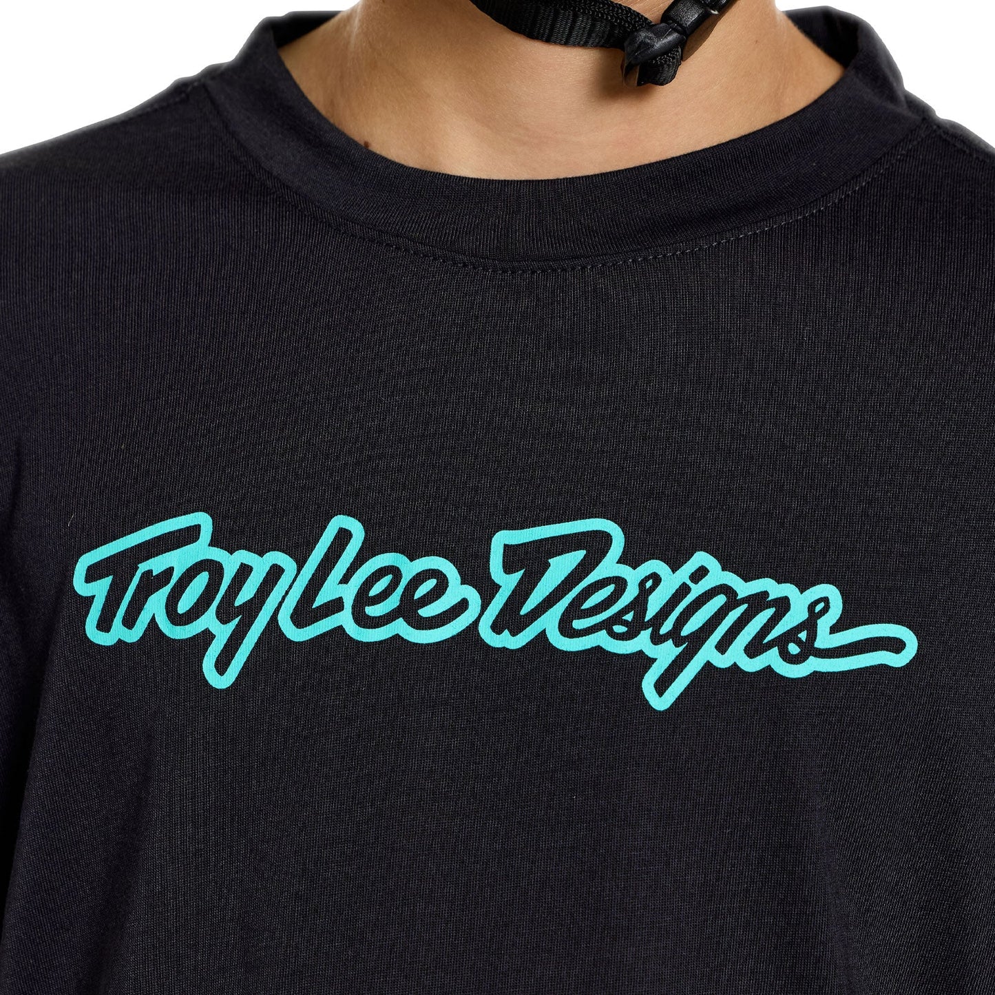 TROY LEE DESIGNS SKYLINE RIDE SIGNATURE Junior Trikot Kurzarm Schwarz/Türkis
