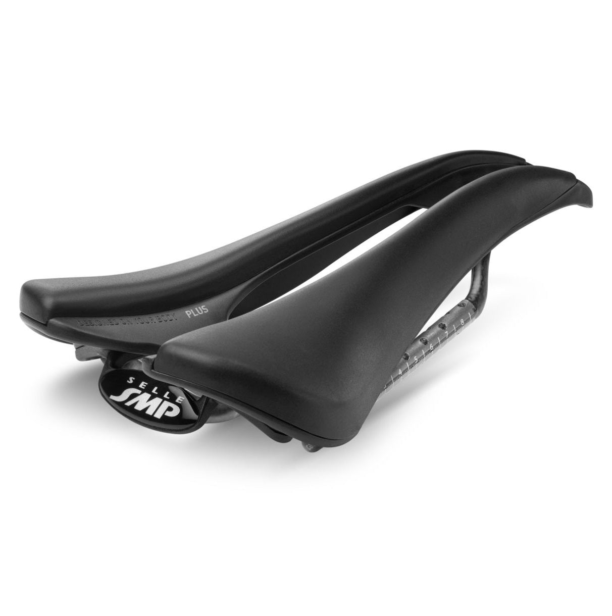 Sattel SMP EVO PLUS Breite 140mm Schienen Carbon Schwarz