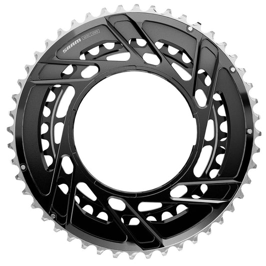 Paar 12V SRAM FORCE E1 AXS Thread Mount Kettenblätter für Leistungsmesser