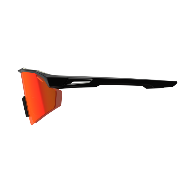 LEATT SPEEDVIZ LITE Brille Schwarz Iriz Crystal Glas Rot