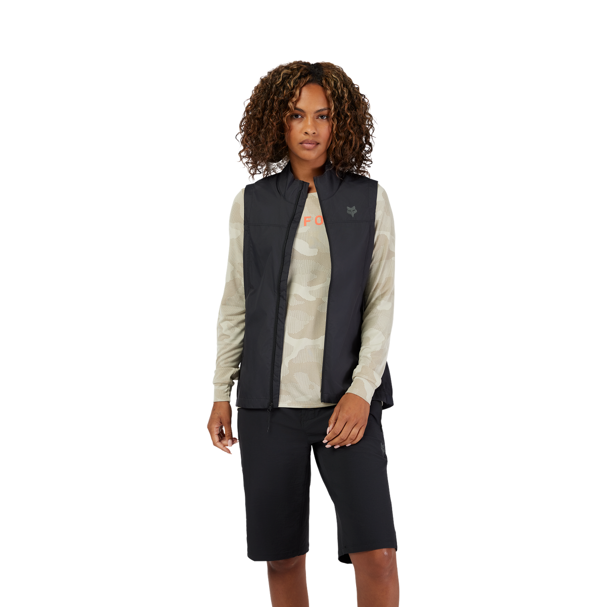 FOX RANGER WIND Damen-Weste Schwarz 2026 – Ansicht 3