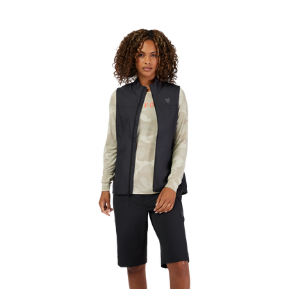 FOX RANGER WIND Damen-Weste Schwarz 2026 – Ansicht 3