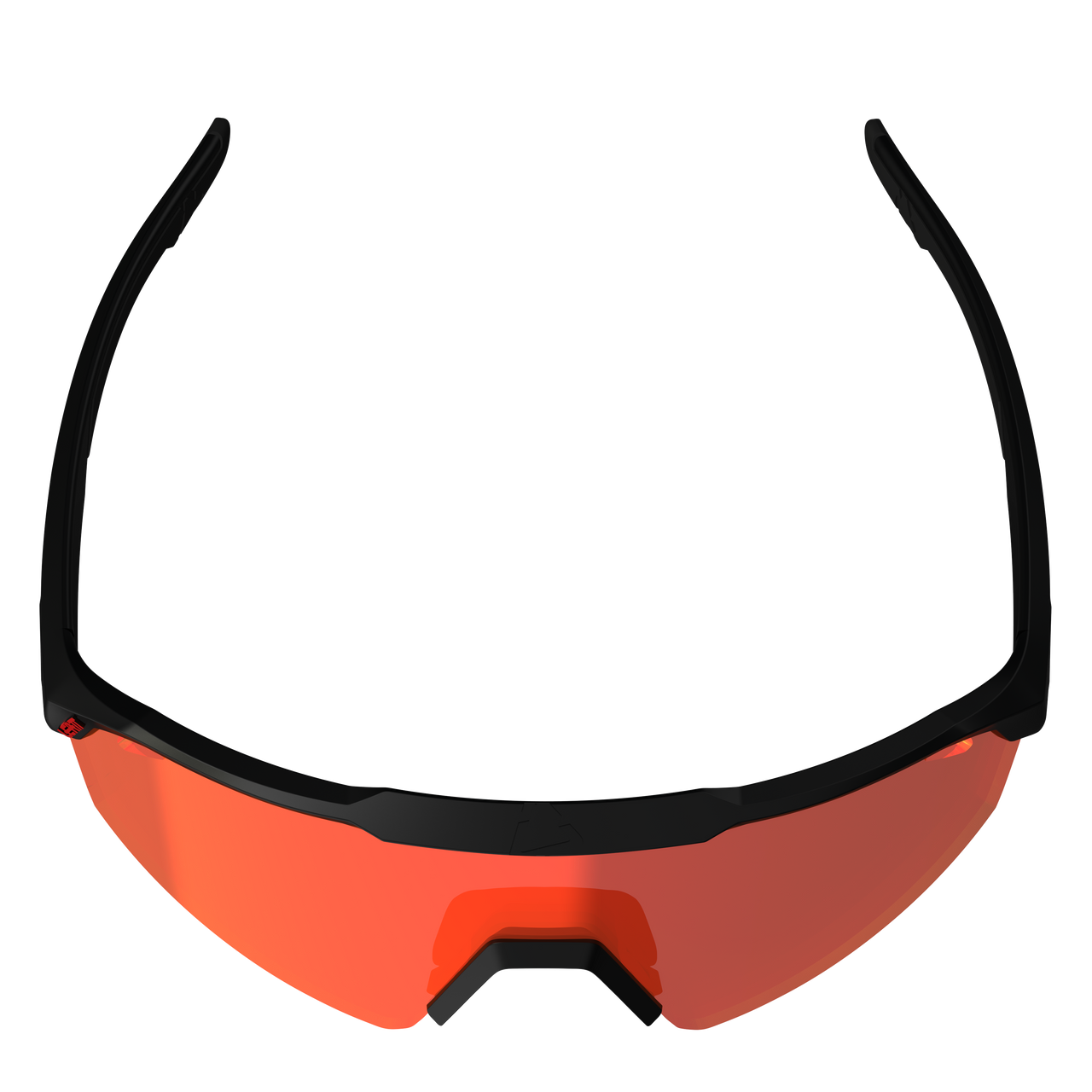 LEATT SPEEDVIZ LITE Brille Schwarz Iriz Crystal Glas Rot