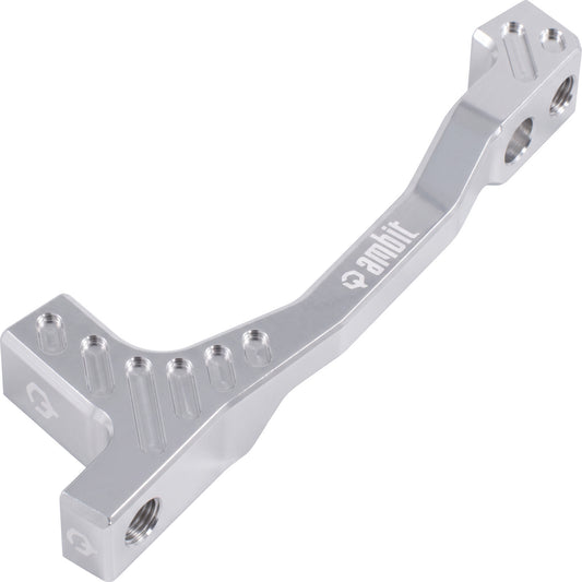 Bremssatteladapter vorne/hinten PM/PM AMBIT +20 mm (180–200 mm) Silber
