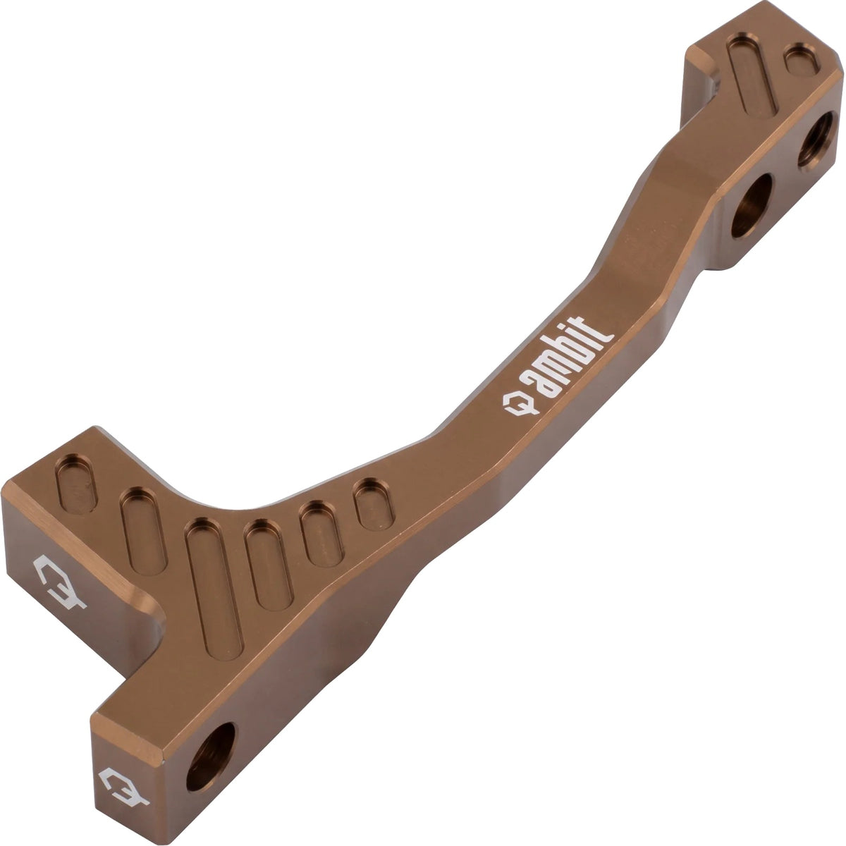 Bremssatteladapter vorne/hinten PM/PM AMBIT +20 mm (180–200 mm) Braun