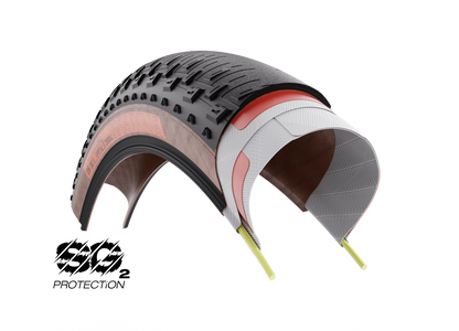 WTB-Reifen RENNEN 52 700x52c Dual DNA SG2 Tubeless Ready Beige