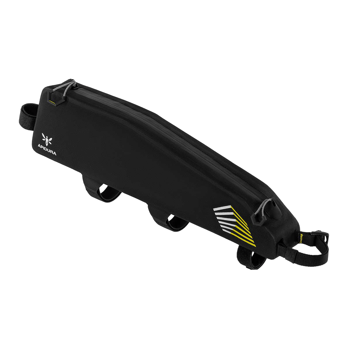 Rahmentasche APIDURA RACING LONG TOP TUBE PACK 2 L Schwarz
