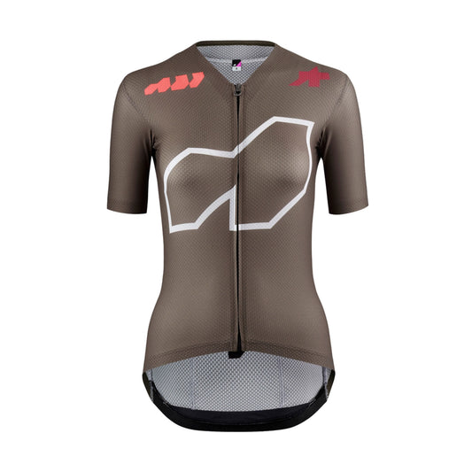 ASSOS DYORA R S11 Wir sind das A Damen-Kurzarmtrikot Braun
