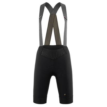 Kurze Damen-Trägerhose ASSOS UMA GTV C2 EVO Schwarz — weißer Hintergrund, 2000 x 2000