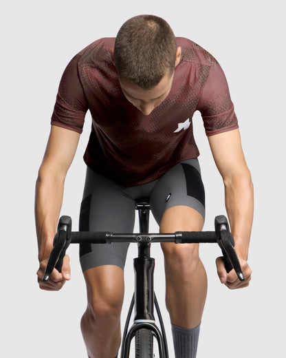 Trikot ASSOS TACTICA T5 MUD FLAGE Kurzarm Braun