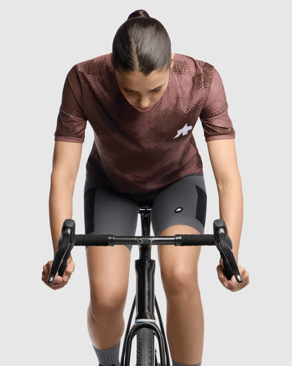 Trikot ASSOS TACTICA T5 MUD FLAGE Kurzarm Braun