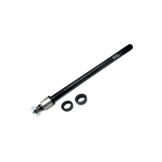 Hinterradachse für Anhänger BLACKBEARING 12 mm 158/170 mm Gewinde 1,0