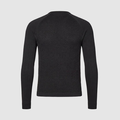 Langarm-Funktionsunterhemd GRIPGRAB PACR WINTER SEAMLESS Schwarz