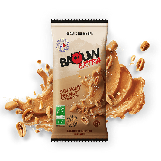 Energieriegel BAOUW BIO EXTRA Erdnuss Crunchy (50g)