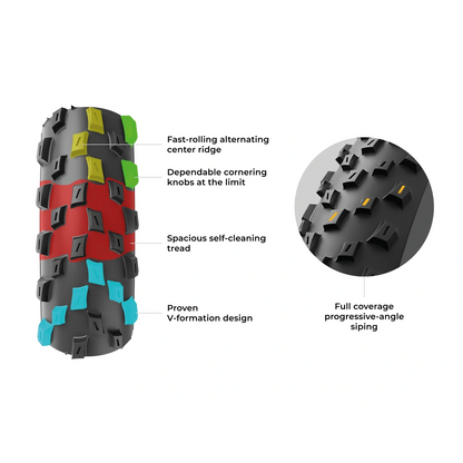 Reifen VITTORIA BARZO XC RACE 29x2.25 Graphene/Silica Tubeless Ready Faltbar Schwarz
