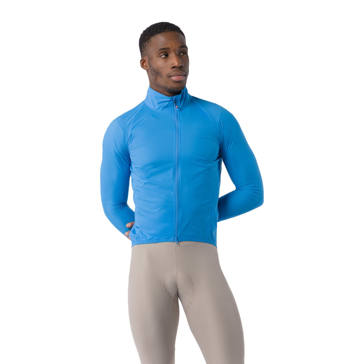CASTELLI Transition Air Jacke in Blau – Vorderansicht