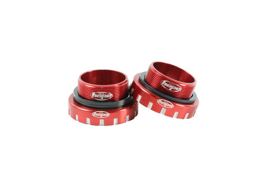 HOPE 68/73/83 mm Tretlagergehäuse 30 mm Achse Rot