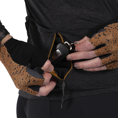 Trikot LEATT MTB ENDURANCE 4.0 Lange Ärmel Schwarz