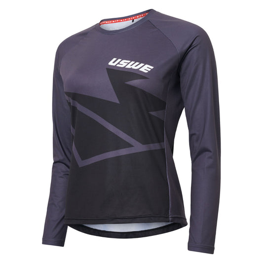 USWE BERG MTB Trikot Langarm Frau Schwarz