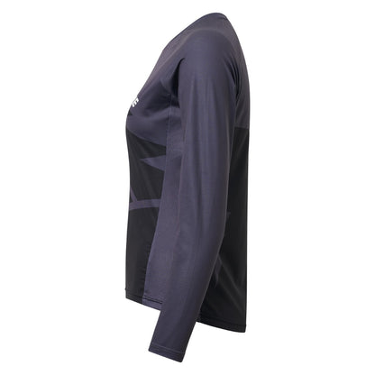 Trikot USWE BERG MTB Langarm Damen Schwarz