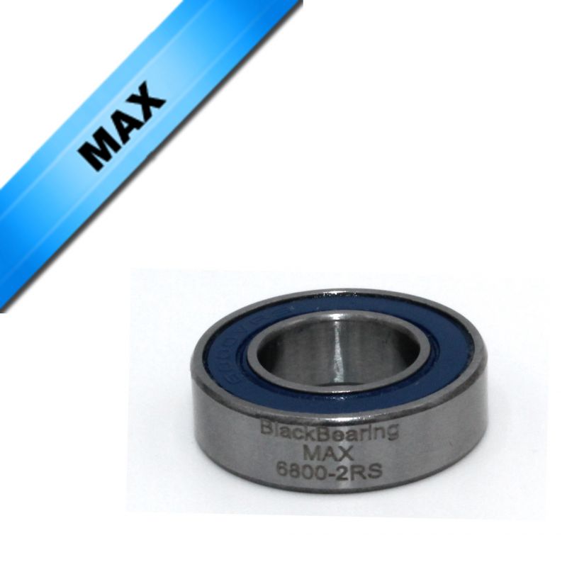 BLACK BEARING MAX 6800 E-2rs 10/11.5x19x5 mm Lenkkopflager