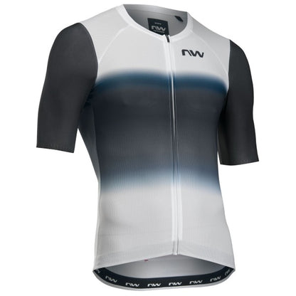 Maillot NORTHWAVE BLADE AIR Kurzarm Weiß/Schwarz