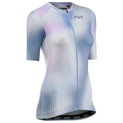 Trikot NORTHWAVE BLADE Damen Kurzarm Rosa/Blau
