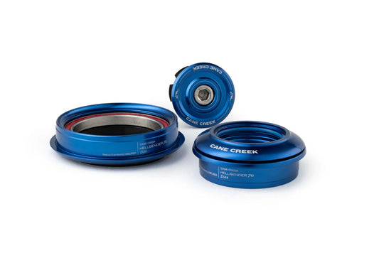 Semi-integrierter konischer Steuersatz CANE CREEK Hellbender 70 1"1/8-1.5" ZS44/ZS56 Blau