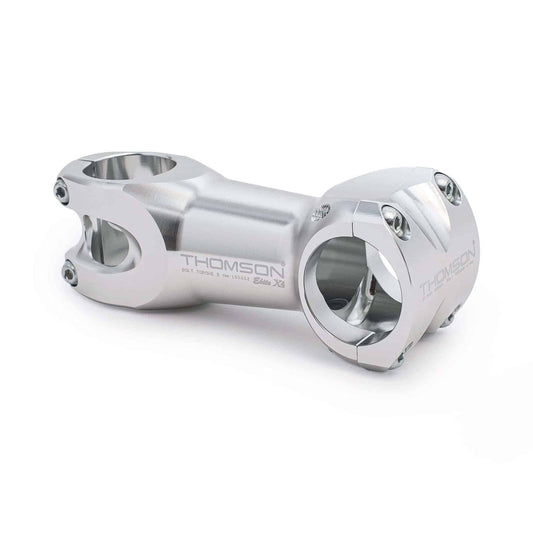 THOMSON ELITE X4 Vorbau 0° Silber — Hauptansicht auf weißem Hintergrund