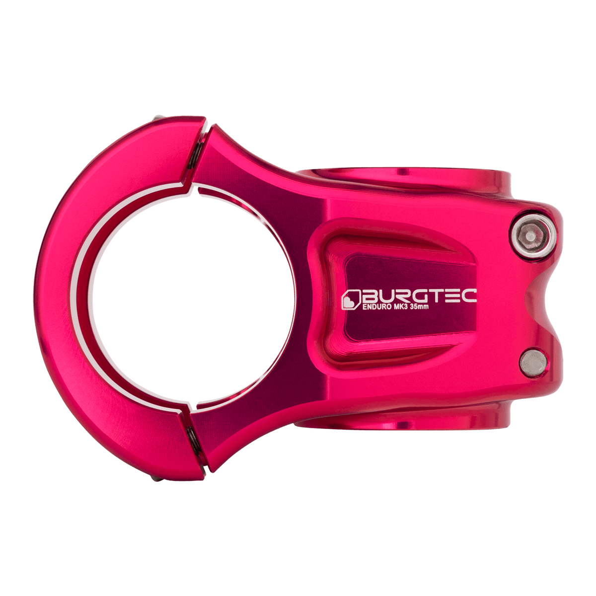 BURGTEC ENDURO MK3 Vorbau in Rosa — Seitenansicht