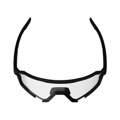 Brille LEATT RIDEVIZ PRO SMALL Schwarz Glas Iriz Silber